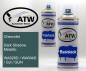 Preview: Chevrolet, Dark Shadow Metallic, WA626D / WA694D / GJI / GUN: 400ml Sprühdose + 400ml Klarlack - Set, von ATW Autoteile West.